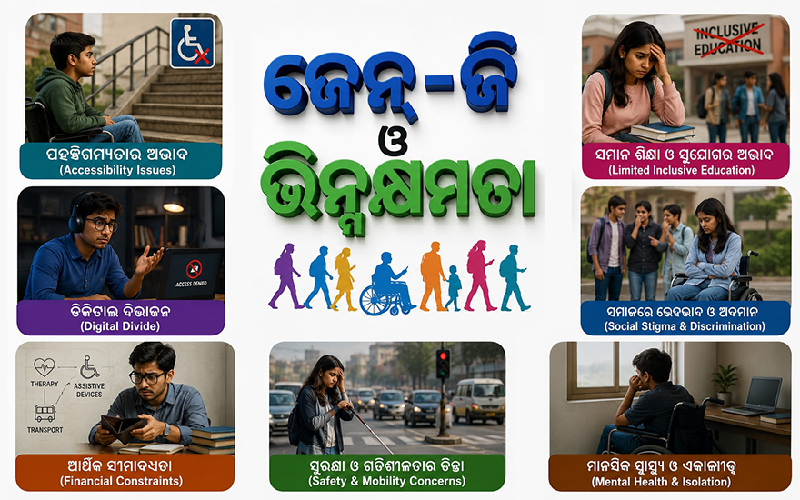 ବୁମରରୁ ଜୁମର ଯାଏଁ : କେଉଁଠି ରହିଲେ ଜେନ୍-ଜି ଦିବ୍ୟାଙ୍ଗ ?